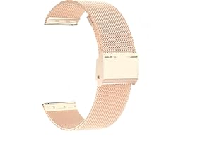 JONURPHY Cinturini per orologio,cinturino in maglia metallica di ricambio in acciaio inossidabile da 16mm 18mm 20mm 22mm,cinturino in metallo a sgancio rapido,braccialetti per smartwatch per uomo donna