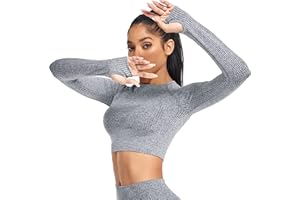 Yaavii Women Yoga Leggings Seamless High Waisted Tummy Control Yoga Pants for Gym Running Workout