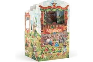 Bilderwelten FOLDZILLA Puppet Theatre 0.75 x 0.7 x 1.25 m Made of cardboard toy theatre - Puppet theatre fairy tale