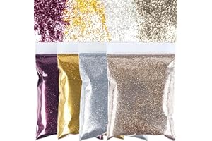 SHUOHONG 200g Purpurina Cara Festival, 0.2mm Mezclados Glitter Maquillaje, Brillantes para la Cara, Purpurina Pelo, Brillo Uñas para Manualidades Brillante Decoración Festival (Mezcla de Colores)