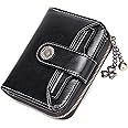 SENDEFN Purses for Women Genuine Leather Small Bifold Compact Womens Wallet with RFID Protection