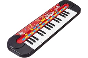 ‎SIMBA Simba 106833149 - My Music World Keyboard, 32 Tasten, 8 Demos, 6 Rhythmen, 45x13cm, ab 3 Jahre