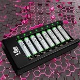 I-Gen G890 8'li Pil Şarj Aleti + 8 Adet AAA 900 mAh Şarj Edilebilir AAA İnce Şarjlı Kalem Pilli Set 1.2V Ni-MH