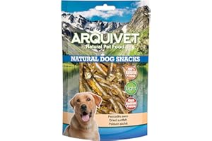 ARQUIVET Poison séché 100 g - 100% de collations naturelles - prières, récompenses et golosines pour chiens - Supplément alimentaire canine - Contenu riche en protéines