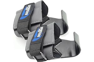 Sportech Italia - Ganci Palestra imbottiti, Hand Grip sollevamento pesi Versa Grip Allenamento Potenziamento Muscolare Uomo Donna Body Building Fitness