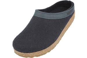 HAFLINGER Grizzly Torben Filzclog Hausschuh aus reinem Wollfilz