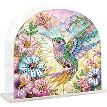Kit DIY Porte-serviettes En Diamant Painting - Motif Taureau/fleur, Acrylique, à Décorer Avec Strass, Activité Créative