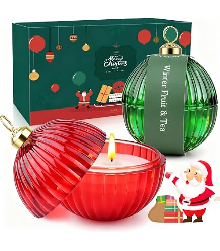 BBTO 6 Stück Dankeschön Geschenk Für Frauen Lavendel Duftkerzen I Glas Sojawachs Duftkerzen It