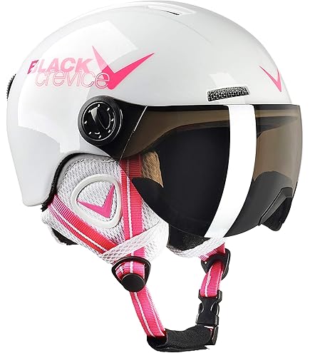 Casque De Ski Black Crevice Sölden Avec Visière - Unisexe, Réglable, 12 Aérations, Norme CE EN1077