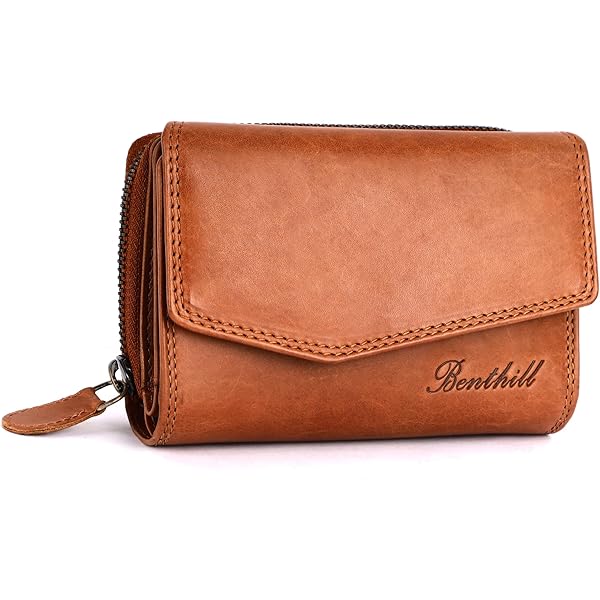 Porte-monnaie Carré En Cuir Vachette Katana K753047 - Chocolat, Compact Et élégant Pour Le Quotidien