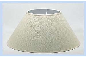 Paolo Rossi paralume coprilampada classico per lampada in tessuto tipo Juta con rifinitura - produzione propria - made in Italy (Cinese, cm 35)