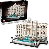 LEGO Architecture Trevi Fountain 21062 - Okeonos with Palazzo Poli for Adult Women and Men, Health and Abundance Sculpture Mi