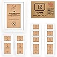A4 Frames White Pack of 12 - A4 Picture Frames, A4 Photo Frames, A4 Certificate Frame, A4 Frame White, White A4 Frame, A4 White Frame, Picture Frames A4, Certificate Frame A4, Photo Frame A4