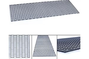 CARPARTS-ONLINE ABS plastic grille, 120 x 40 cm sport racing grill bumper