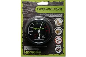 Komodo Termometr łączony i higrometr analogowy, czarny