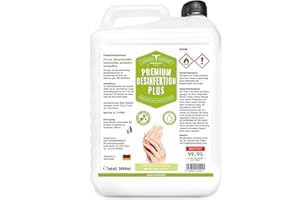 ‎· URBAN FOREST · PREMIUM PRODUCTS Desinfektionsmittel 5L für Hände flüssig gegen Infektionen & Bakterien hochdosiert | Desinfektionsmittel Gastro & Lebensmittelindustrie | Professionelle Desinfektion für Haut von URBAN FOREST