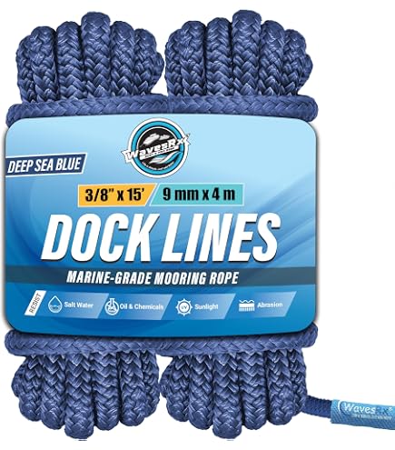 Corde Marine Flottante 6mm - Haute Résistance 550KG - Réfléchissante, Longueurs 10/20/30/50m - Pour Bateau, Camping, Pêche, Amarrage - 8