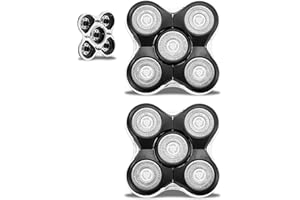 BESTBOMG Shaver Replacment Heads Compatible with Remington Balder RX5 Head Shaver (2 Count)