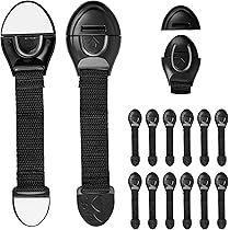 6x Kindersicherung Schloss - Kühlschrank & Schrank Schutz Ohne Bohren