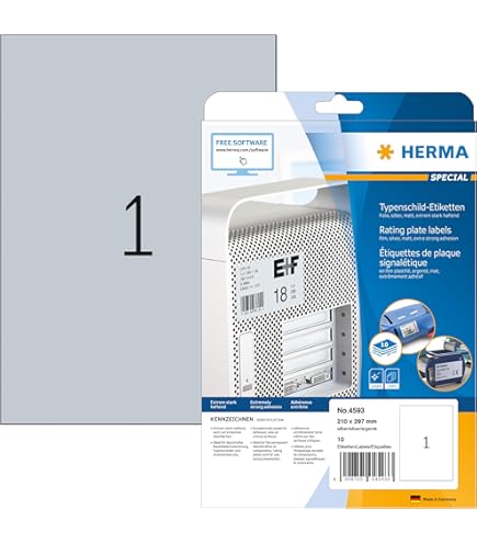 Evergreen Goods 50 Fogli A4 Pretagliati Multi Etichette (1x2, 2 - Foto 10