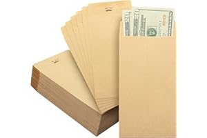 Mr. Pen - 100 Pack Cash Saving Challenge Small Budgeting Envelopes 6.5" x 3.5"