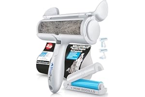 BluePet® Rodillo quitapelusas | Quita pelos Mascota | Lavable y Reutilizable | Quitapelos Mascotas | Rodillo quitapelos Mascotas | Cepillo quitapelos Mascotas | Cepillo Gatos quitapelo