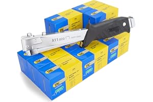 ‎TACWISE Tacwise 1783 A11 ECO Hammertacker mit 60.000 x 140/10mm Heftklammern, Verwendet Heftklammern des Typs 140/6-10mm