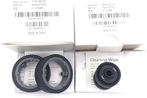 OKLILI PA03710-0001 PA03670-0002 Scanner Consumable Pickup Pick Roller Brake Roller Set Compatible with Fujitsu fi-7460 fi-7480