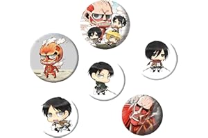 GB eye Attack On Titan Chibi Characters Badge Pack