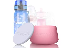 bumpli ® Flaschenlicht für jede Baby & Kinder Flasche - neueste Generation mit 3 Dimmstufen - Bekannt aus „DAS DING DES JAHRES“ - Innovatives Nachtlicht mit Akku und Timer
