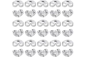 SANNIX Ohrstecker Verschluss, Ohrring Verschluss, Ohrring Stecker, Ohrring Stecker Verschluss für Schmuckherstellung Ohrsteckerverschluss sichere Ohrverschlüsse