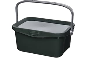 Curver Bio Box 25,7 x 17,7 x 11,3 cm w kolorze zielonym/srebrnym, plastikowym, 25,7 x 17,7 x 11,3 cm