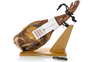 Jamonprive Paleta de Jamón Semideshuesada 4 - 4.5 Kg + Jamonero - Paletilla Serrana