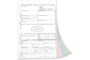 MASHPAPER CMR fraktbrev självkopierande DIN A4, 500 stycken för internationell godstransport