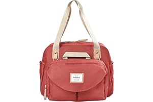 BEABA BÉABA, Sac à Langer Genève II, Modulable, Grande contenance, Rangements multiples, Pochette avant amovible, repas isotherme, Système attache poussettes