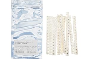 HUABAN 12 Wartości * 25 Kawałki 0603 Zestaw kondensatorów ceramicznych SMD 100pF 1nF 10nF 100nF 220nF 470nF 680nF 1uF 2.2uF 4.7uF 10uF 22uF