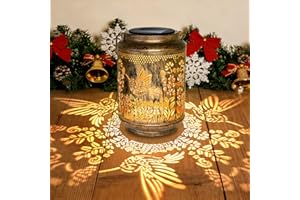 TOPCITY Christmas Gifts for Women Birthday, Hummingbird Solar Lantern Garden Ornaments Outdoor, Hummingbird Gifts Mothers Day Presents for Mum Grandma Her,Garden Hanging Lights for Patio Lawn Yard