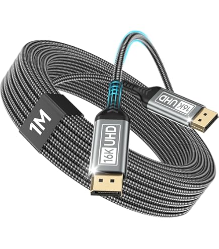 Kryoza HDMI 2.1 Kabel 5M,HDMI naar Hdmi kabel 8K@60Hz 4K@120Hz 7680P Ultra High Speed HDR10 3D eARC HDCP2.2&2.3,Compatibel met PS5/PS4/X-Box/HDTV/Blu- ray-speler/Projector/Monitor/PC