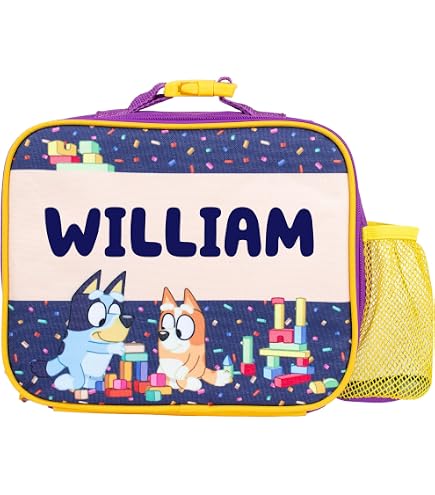 Bluey Boîte à Goûter Et Gourde Enfant Avec Compartiments – Set Lunch Box Et Bouteille Officiel Pour École Et Sorties