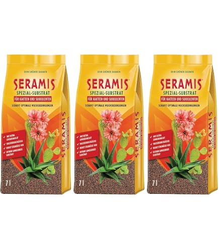 Seramis Ton-Granulat als Pflanzenerden-Ersatz fr Kakteen und Sukkulenten,  Spezial-Substrat, 14 Liter : Amazon.de: Garten