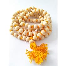ISKCON Jagannath NEEM JAPA MALA 108+1 Beads (Multicolour, Medium ...