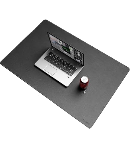 Tappetino Da Gioco XXL 122x61 Cm – Superficie Liscia, Bordo Cucito E Base Antiscivolo Per Scrivania Completa