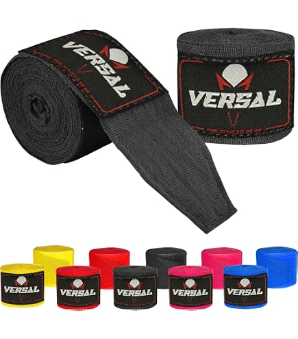 Bandages De Boxe Boxah 4 Mètres - Protection Poignet & Main, Crochet Pouce, Velcro Solide, Pour Sac De Frappe, MMA, Muay Thai, Kickboxing