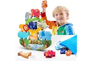 DejaNard Giochi Bambini 2 3 4 Anni, Regalo in Legno, Giocattoli Montessori 3-5 Anni Maschio Educativi