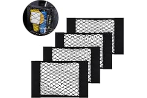 GTLM 4PCS 40x25cm Filet Rangement,Filet Coffre Voiture Extensible pour Coffre Voiture,Rangement Voiture Universel pour Coffre,Rangement Voiture Interieur pour Voiture,Camion,SUV (40x25cm/4PCS)