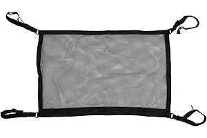 KEENSO Siatka do przechowywania samochodu, poliester o dużej pojemności Organizer na dach samochodowy Lekki dach sufitowy Top Regulowany organizer wiszący Uchwyt na siatkę Akcesoria