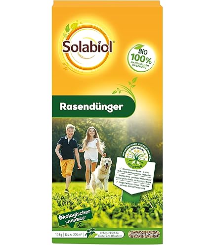 Pokon Bio Rasendünger 5kg - Mit Sofort & Langzeitwirkung Für 75qm - Extra Magnesium Für Satte Grünfarbe