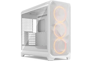 Fractal Design Meshify 3 XL Black Tempered Glass Light Tint - High Airflow PC Gaming Case - Mesh Front Panel - Three Momentum 14 Fans Included - Spacious Interior - GPU up to 512mm