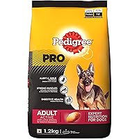 Pedigree PRO Expert Nutrition Active Adult Large Breed Dogs (18 Months Onwards) Dry Dog Food 1.2kg Pack