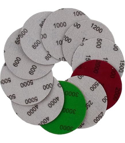 Jeffergarden Lot De 50 Disques Abrasifs Auto-agrippants De 75 Mm Tampons De Polissage Et Papier Abrasif N 400 90026562